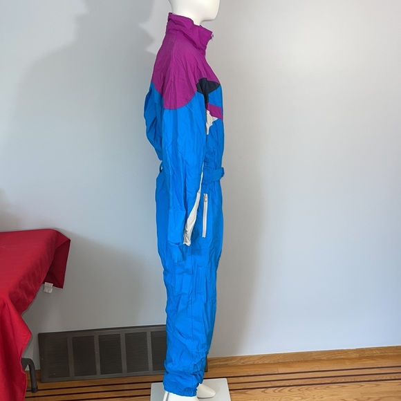 Vintage 80s 90s Neon One Piece Ski Suit Designed in Germany - Picture 4 of 15
